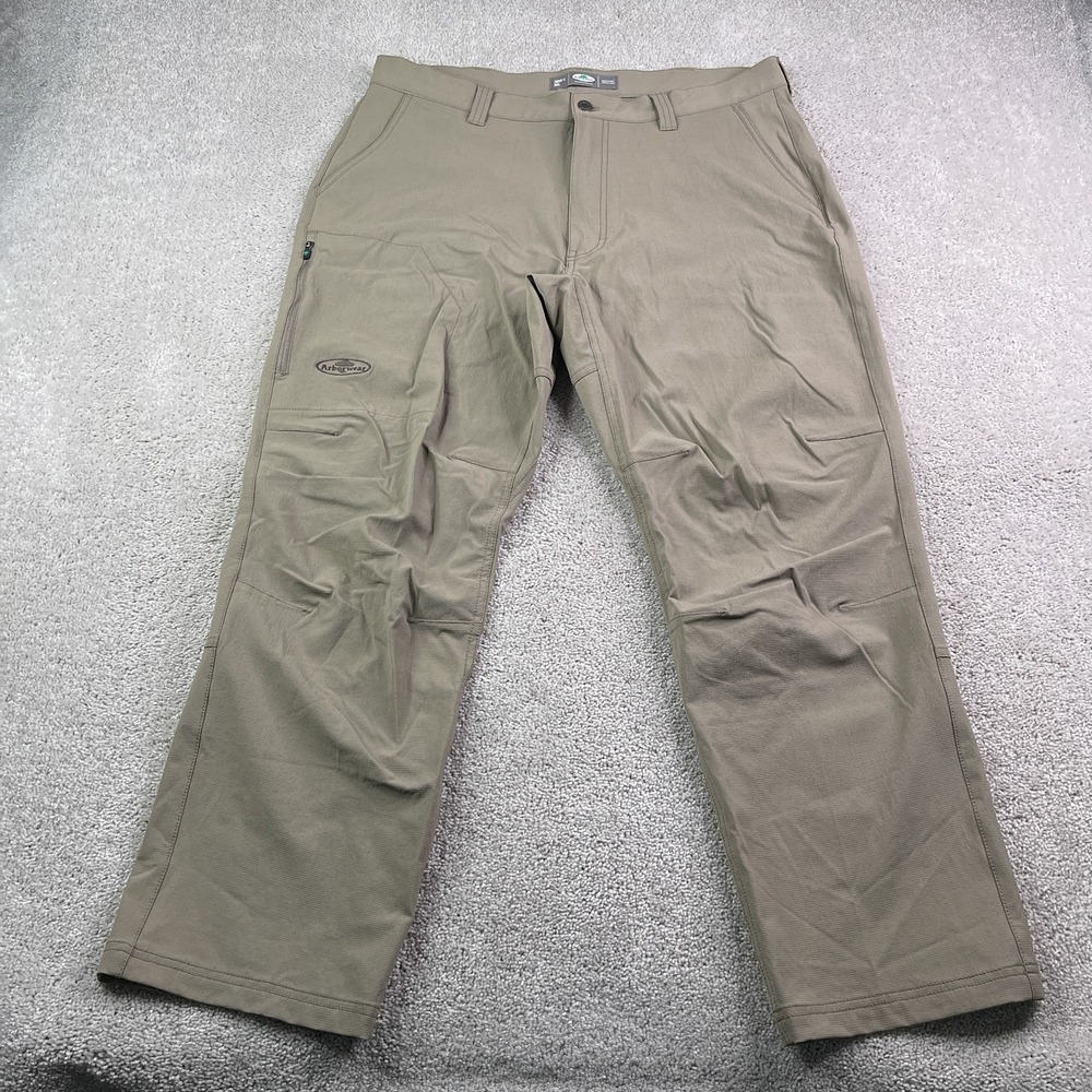 Arborwear Pants Mens 38x30 Tan Canopy Performance Cargo Utility‎ Tree Climber